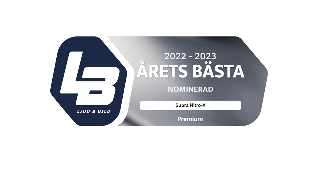 SUPRA NiTRO-X nominerade till "Årets bästa hörlur" av Ljud & Bild