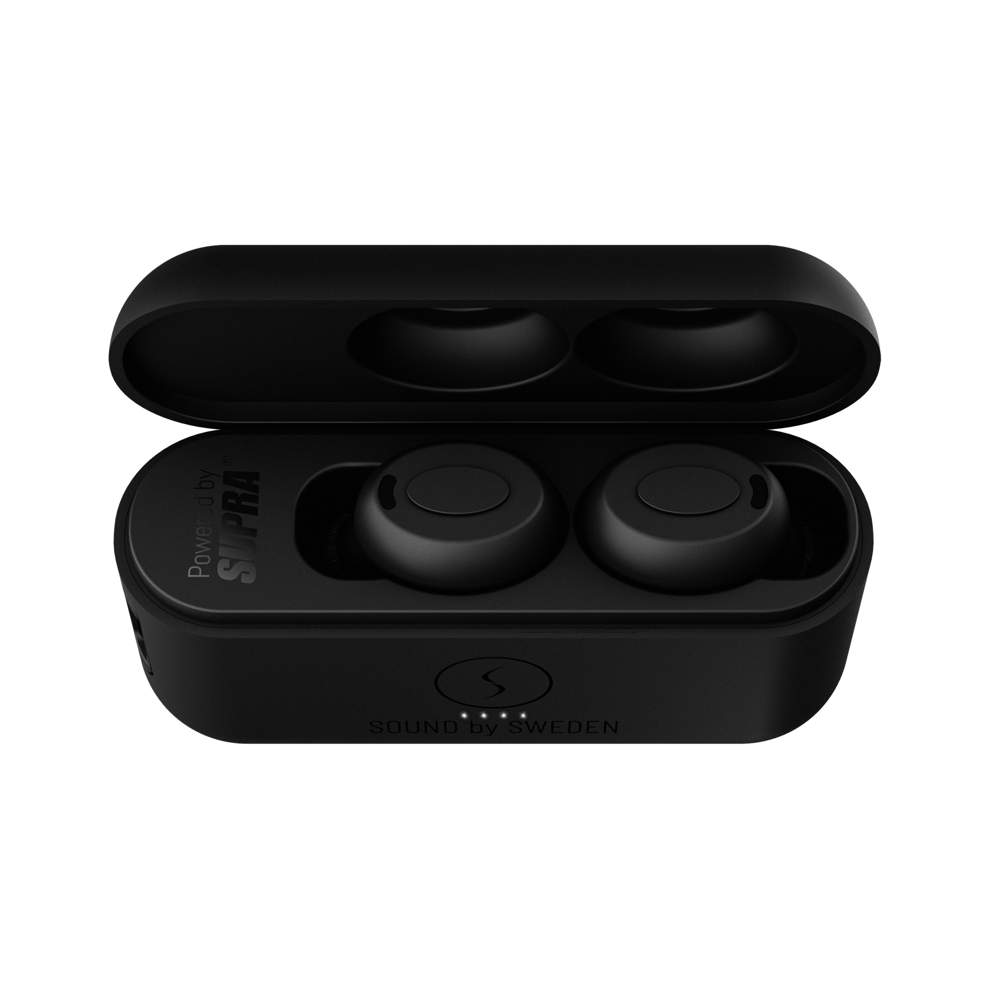 NERO-TX PRO 2nd Generation - Svarta True Wireless hörlurar med 120 timmars batteri