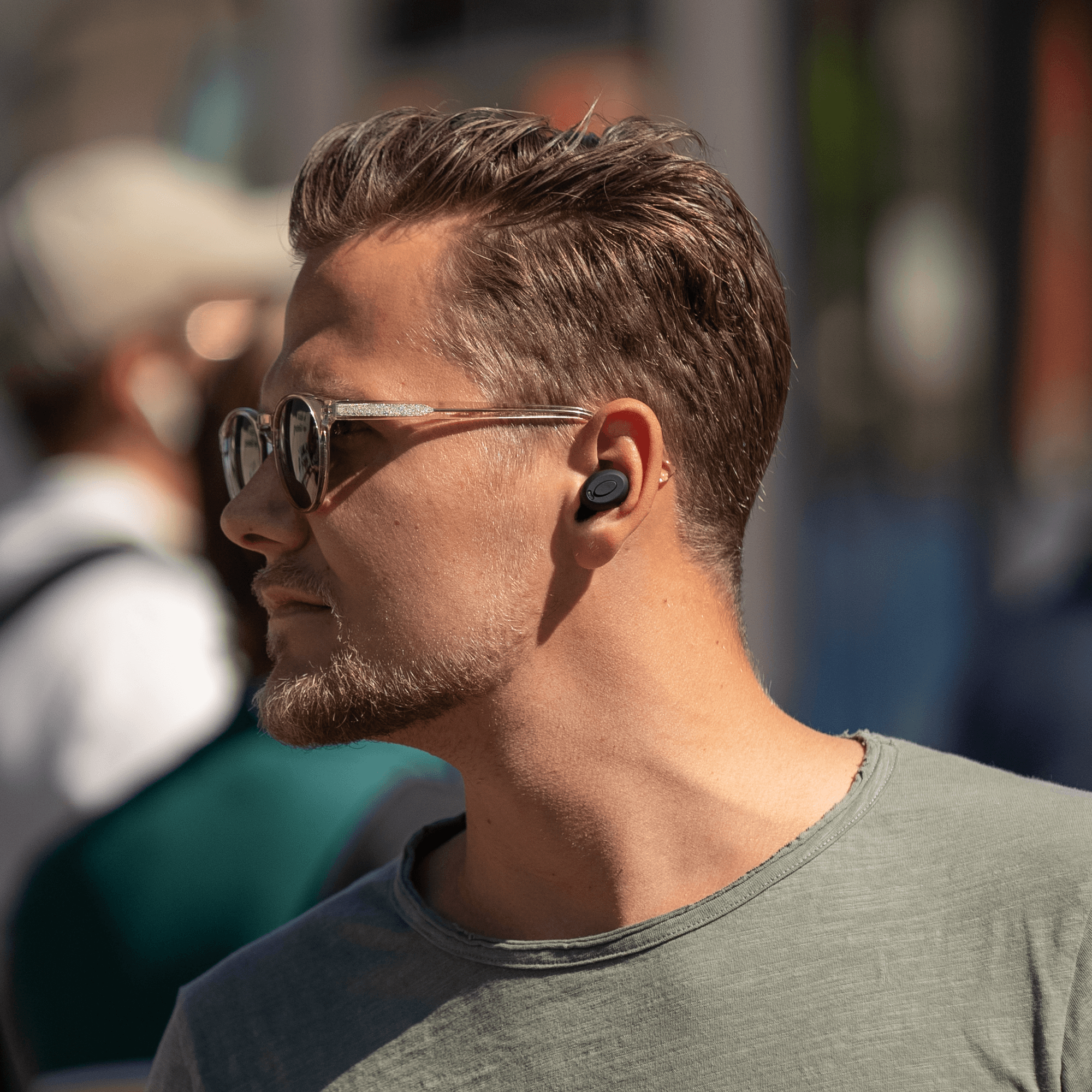 NERO-TX PRO 2nd Generation - Svarta True Wireless hörlurar med brusreducering