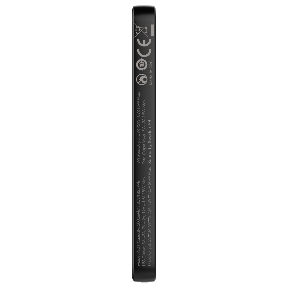 SUPRA PowerSlim™ Magnetic Wireless Powerbank 15W