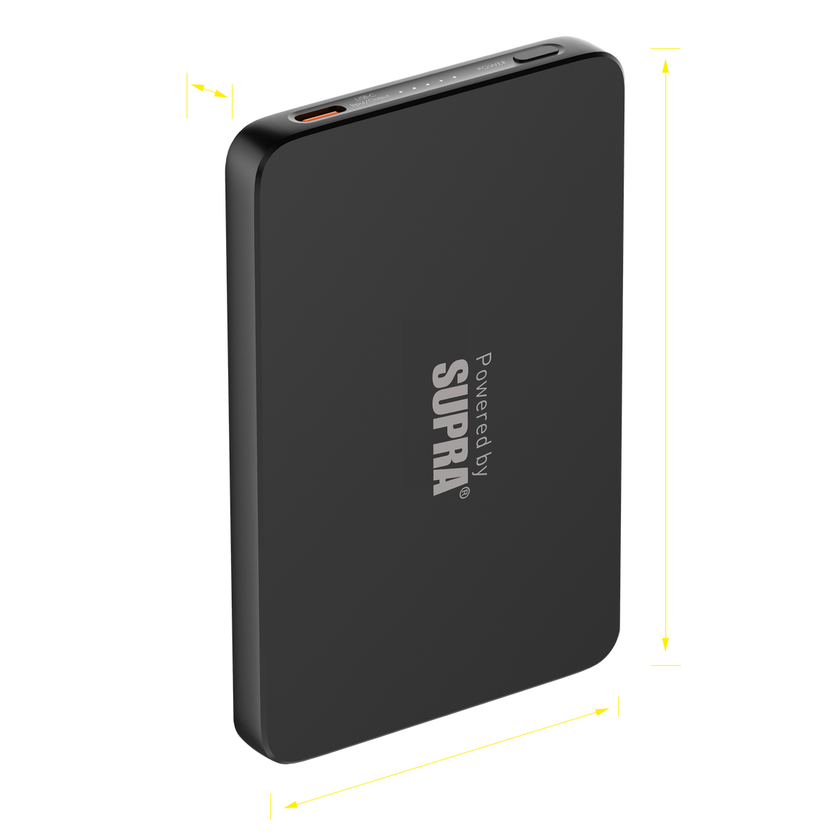 SUPRA PowerSlim™ Magnetic Wireless Powerbank 15W